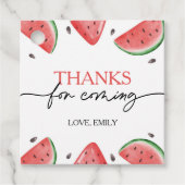 メロン誕生日スイカ フェイバータグ (正面)