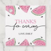 メロン誕生日スイカ フェイバータグ (正面)