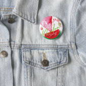 メロン誕生日パーソナライズされた 缶バッジ (インサイチュ)