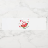 メロン誕生日パーティーウォーターボトルラベルに1つ ペットボトルラベル (シングルラベル)