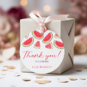 メロン誕生日メッセージカードのスイカ フェイバータグ