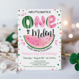 メロン誕生日招待状スイカ入り 招待状