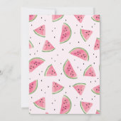 メロン誕生日招待状 招待状 (裏面)