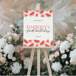 メロン誕生日歓迎サイン ポスター