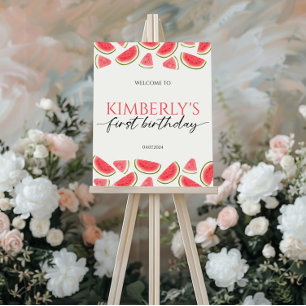 メロン誕生日歓迎サイン ポスター