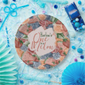 メロン誕生日 – サマービーブス誕生日の好意 ペーパープレート (パーティー)