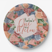 メロン誕生日 – サマービーブス誕生日の好意 ペーパープレート (正面)