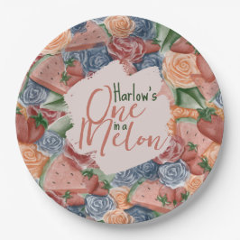 メロン誕生日 – サマービーブス誕生日の好意 ペーパープレート