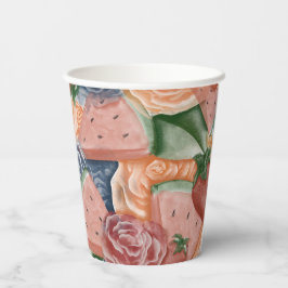 メロン誕生日 – 夏の雰囲気 紙コップ