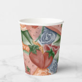 メロン誕生日 – 夏の雰囲気 紙コップ (右)