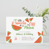 メロン誕生日 招待状 (スタンド正面)