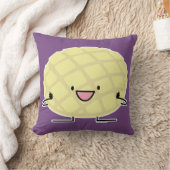 メロン鍋の日本のな外耳の甘いパンのpatisserie クッション (ブランケット)