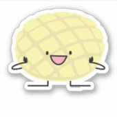 メロン鍋の日本のな外耳の甘いパンのpatisserie シール (正面)