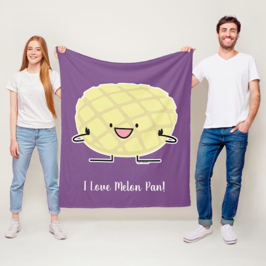 メロン鍋の日本のな外耳の甘いパンのpatisserie フリースブランケット (インサイチュ)