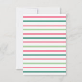 メロン・スイカ・キッズ・バレンタイン・デーに1人 ノートカード (裏面)