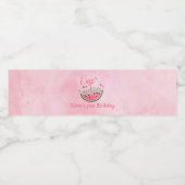 メロン・スイカ・ファースト・誕生日に1つ ペットボトルラベル (シングルラベル)