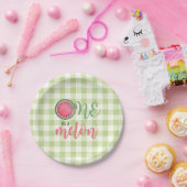 メロン・スイカ・ファースト・誕生日に1つ ペーパープレート (パーティー)