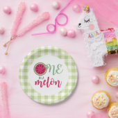 メロン・スイカ・ファースト・誕生日に1つ ペーパープレート (パーティー)