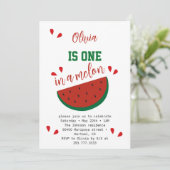 メロン・スイカ・ファースト・誕生日に1つ 招待状 (スタンド正面)