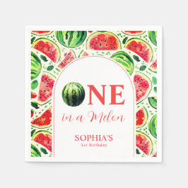 メロン・ファースト・誕生日に入った人 スタンダードカクテルナプキン