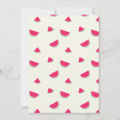 メロン・ファースト・誕生日に入った人 招待状 (裏面)