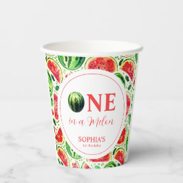 メロン・ファースト・誕生日に入った人 紙コップ