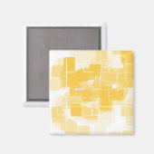 "メロン"幾何学的抽象芸術 マグネット (正面/裏面)