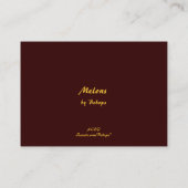 メロンATC 名刺 (裏面)