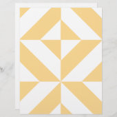 メロ淡い色の幾何デコキューブスクラップブック紙 (正面/裏面)