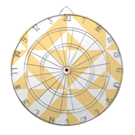 メロ淡い色の幾何デコキューブパターン ダーツボード (正面)