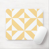 メロ淡い色の幾何デコキューブパターン マウスパッド (マウス)