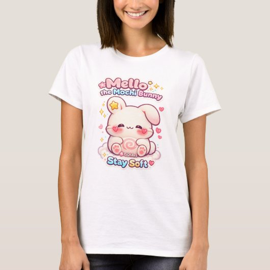 メロ・ザ・モチウサギ Tシャツ (正面)