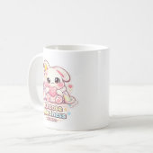 メロ・モチウサギ - 優しさを選択 コーヒーマグカップ (正面左)