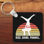 メンおもしろいス体操食べ睡眠ポンメルホース キーホルダー (正面)