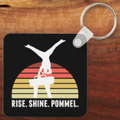 メンおもしろいス体操食べ睡眠ポンメルホース キーホルダー (裏面)