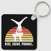 メンおもしろいス体操食べ睡眠ポンメルホース キーホルダー (裏面)