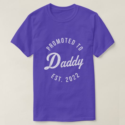 メンおもしろいス初のパパ、EST 2022年の新しい父 Tシャツ (デザイン正面)