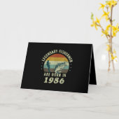 メンおもしろいス35位誕生日魚釣り35年贈呈 カード (黄色い花)