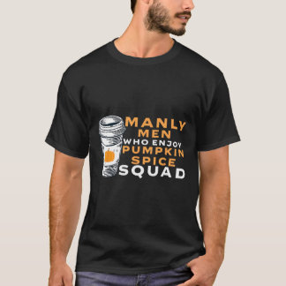 メンおもしろいズパンプキンスパイスボーイフレンド夫ガージョック Tシャツ