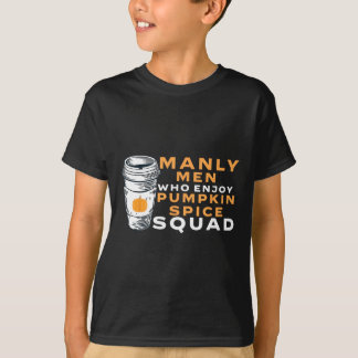 メンおもしろいズパンプキンスパイスボーイフレンド夫ガージョック Tシャツ