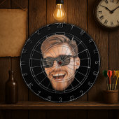 メンおもしろいズパーソナライズされた顔写真 ダーツボード