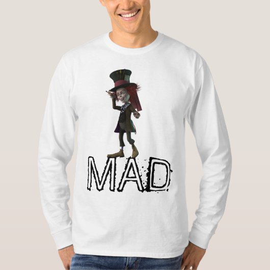 メンおもしろいズ不機嫌熱狂するTシャツ Tシャツ (正面)