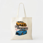 メンおもしろいズ・ランサー次世代9および10 トートバッグ (正面)