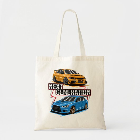 メンおもしろいズ・ランサー次世代9および10 トートバッグ (正面)