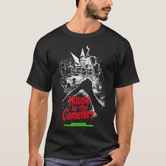 メンおもしろいズLucio Fulciホラー映画The House By T Tシャツ (正面)