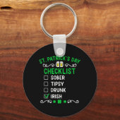 メンおもしろいズSt patricks day飲 キーホルダー (正面)