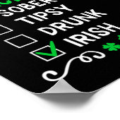 メンおもしろいズSt patricks day飲 ポスター (角)