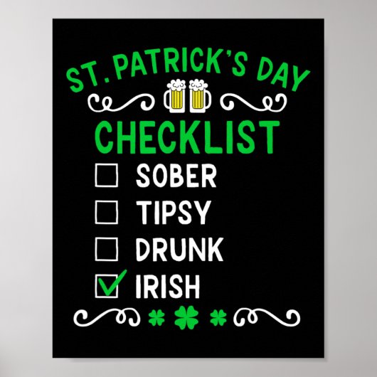 メンおもしろいズSt patricks day飲 ポスター (正面)