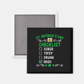 メンおもしろいズSt patricks day飲 マグネット (正面/裏面)
