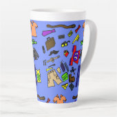 メンアクセサリーアルミニウム水ボトル カフェラテマグ (右アングル)